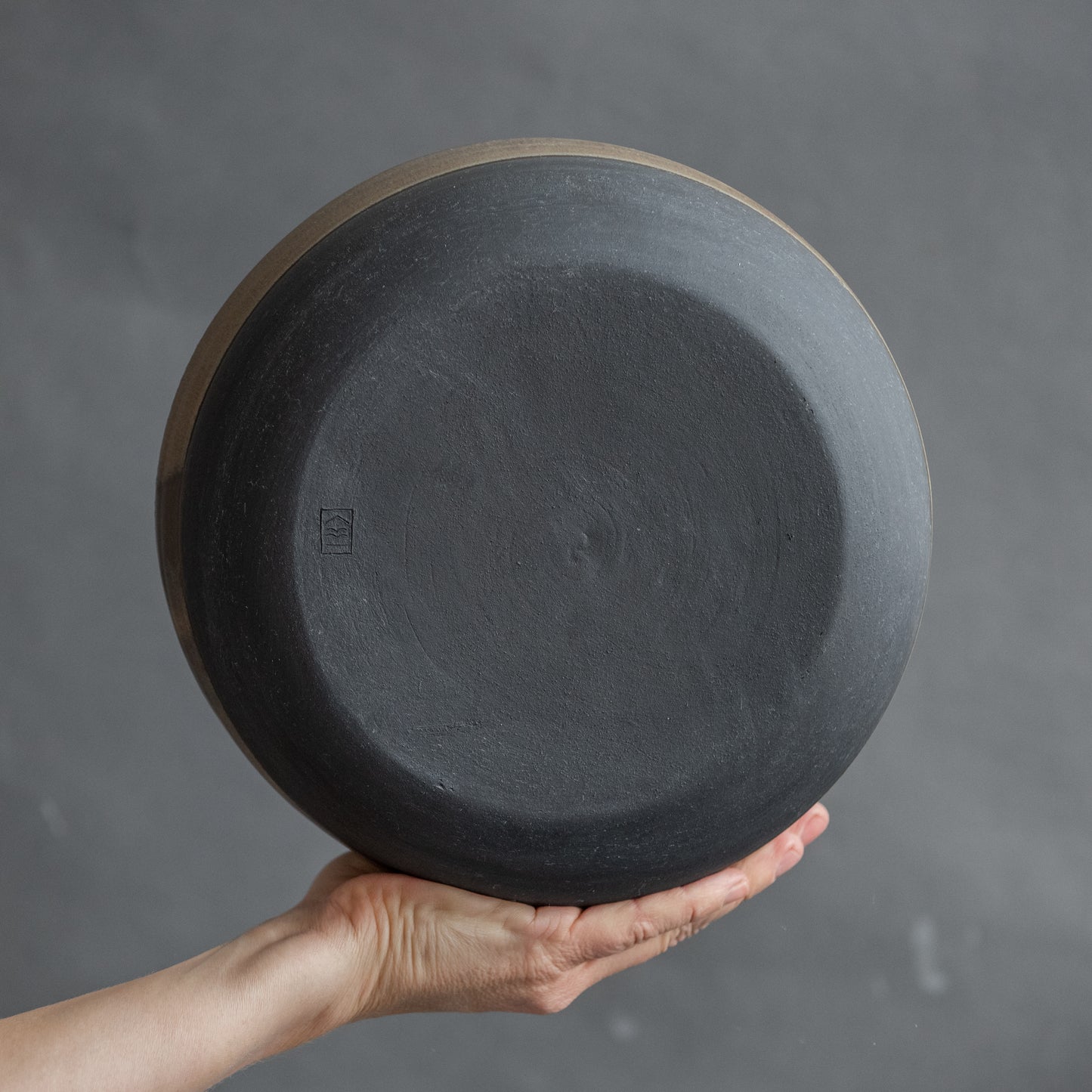 SET of 1 x huge 39,5cm serving palte and 2670ml bowl in dark green