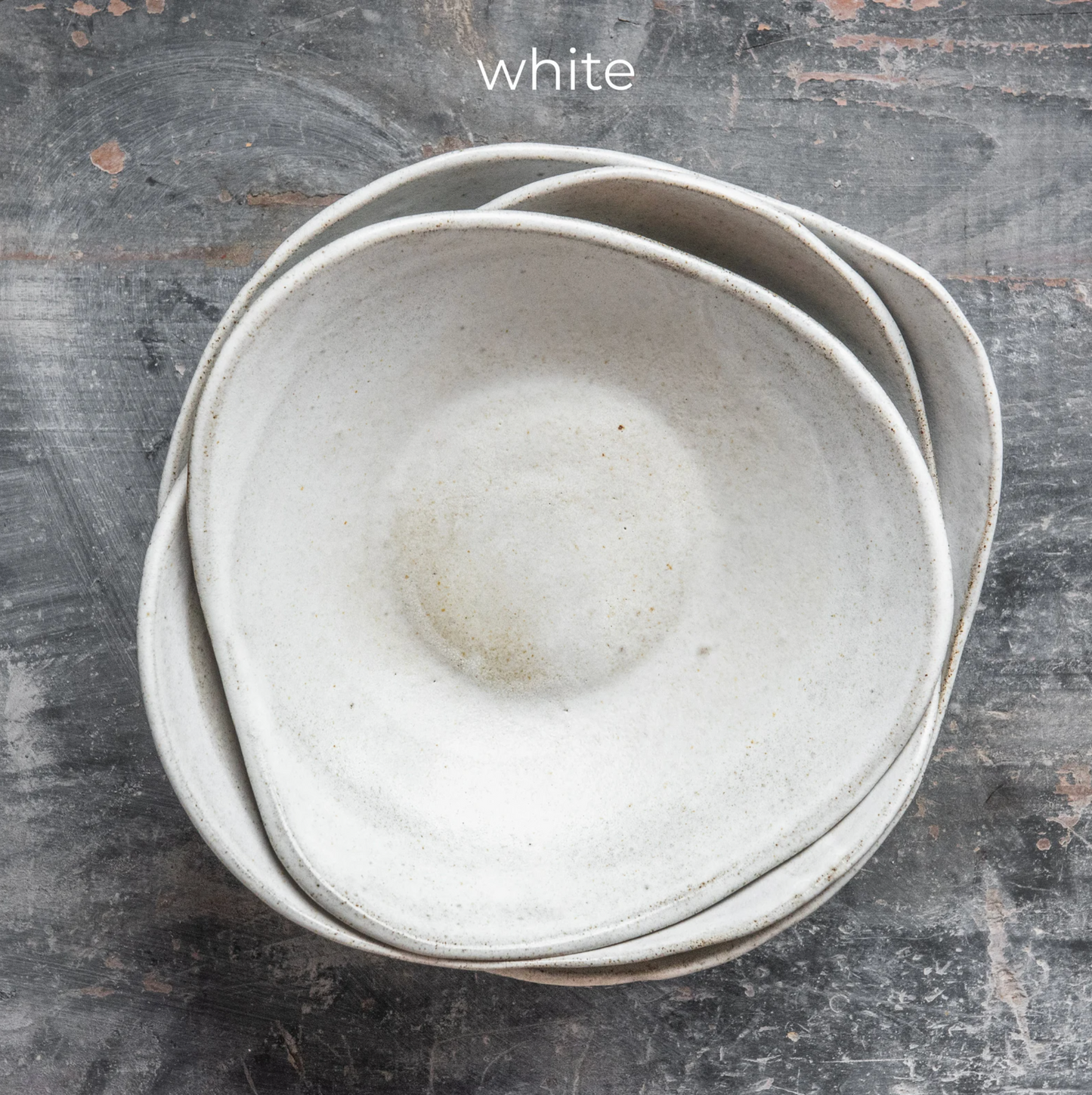 a SET of 2 x S-sized plates, 2 x 7" round white plates, 1 x white organic shape bowl and 2 x 250ml mugs
