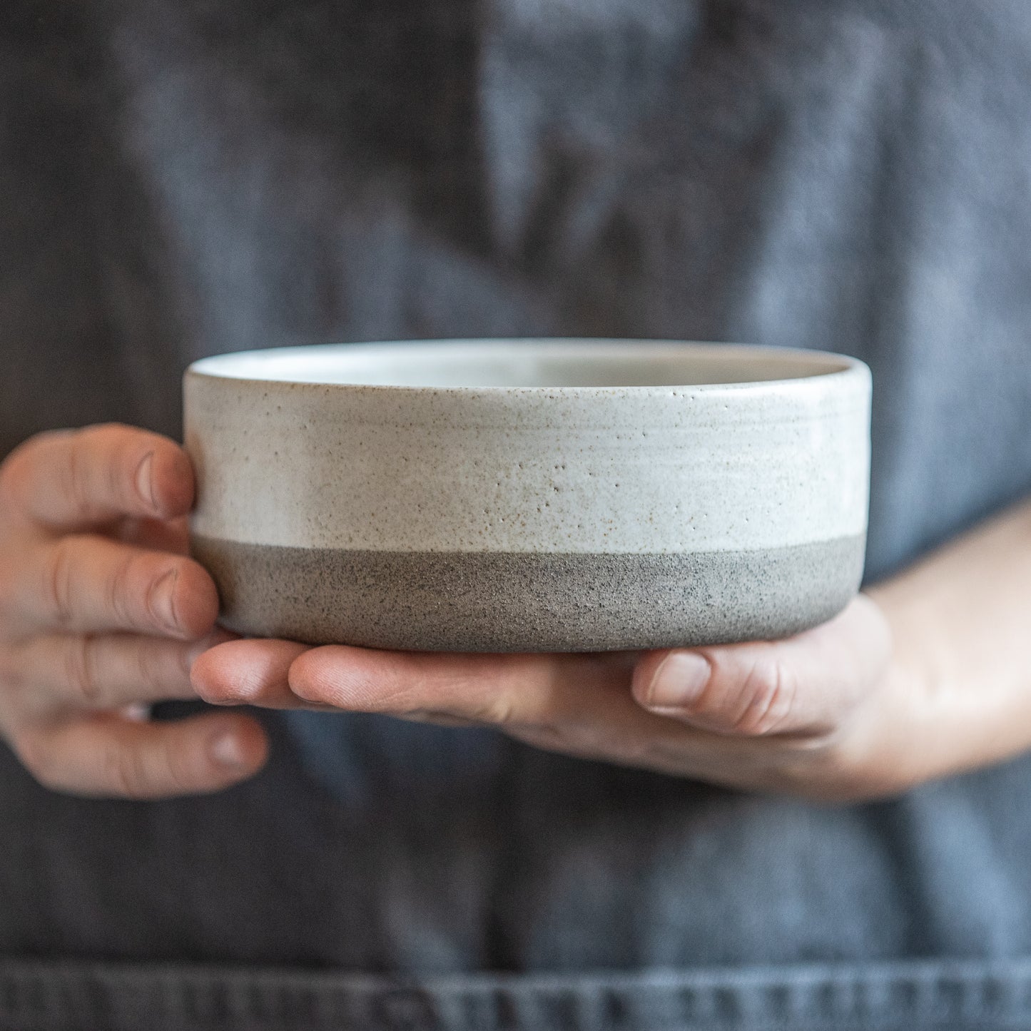 Breakfast/cereal/soup bowl 18oz/550ml for every day in minimal design, different colours, stoneware, handmade ceramic, granola bowl