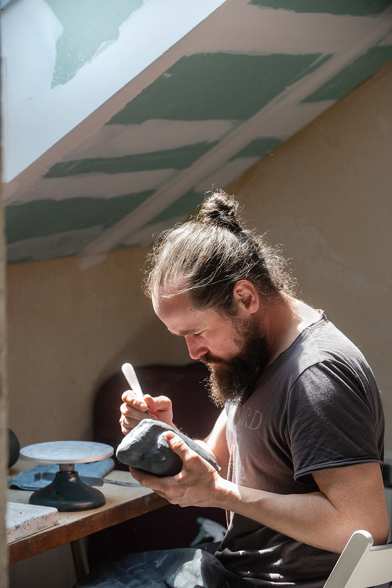 Gray Ceramic Wabi Sabi Vase, Minimal Vase, Handmade Ceramic Vase, Ceramic Vase for Flowers, Modern Ceramic Vase, Home Decoration Object