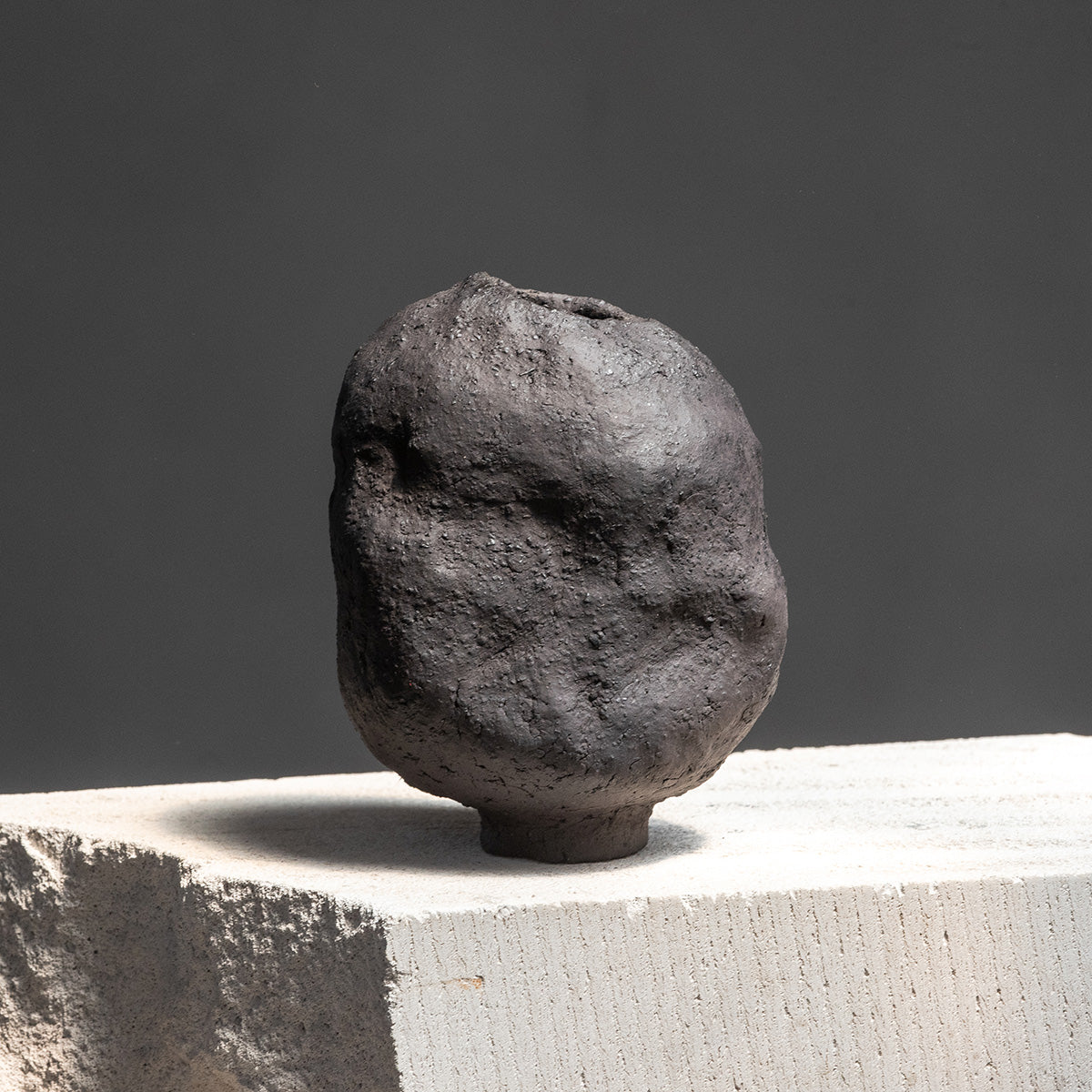 Handmade Ceramic Wabi Sabi Vase | Black Vase | Modern Stoneware Vase for Flowers | Home Decor | Wabi Sabi Art