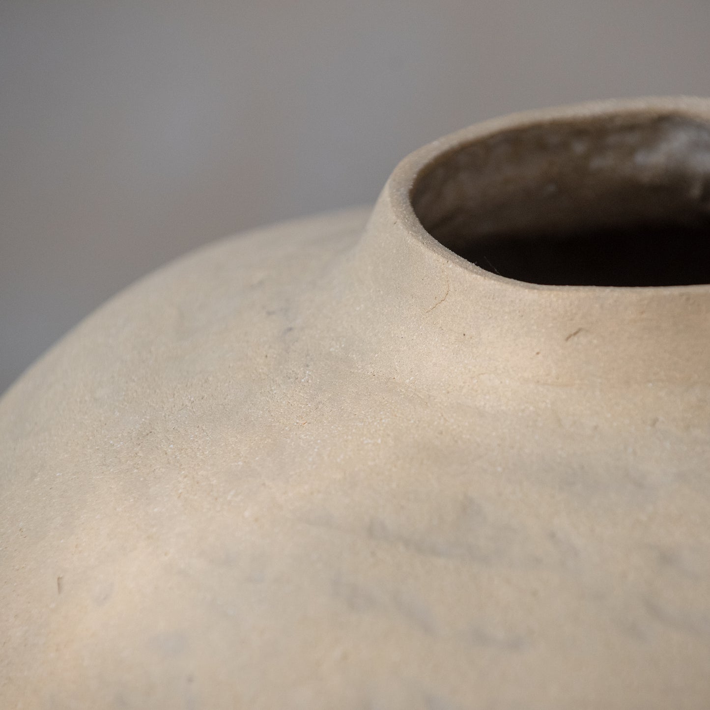 Big VASE in minimal style, textured, designed in warm colors for all interiors, hand-built ceramics, stoneware, waterproof, art collection (Copy) (Copy)