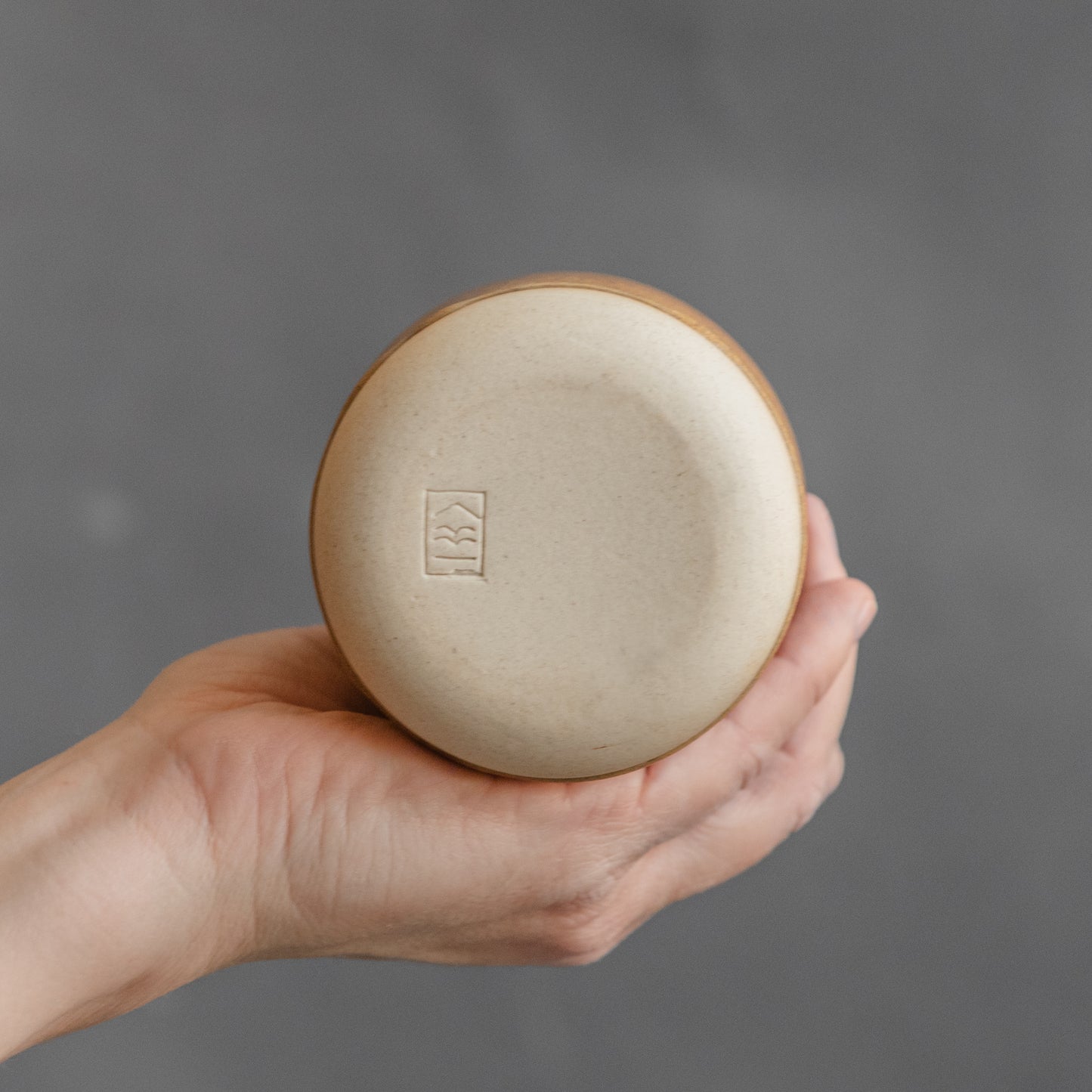 SET of FOUR 8oz сoffee tumblers and FOUR 9oz mugs in Golden Ochre