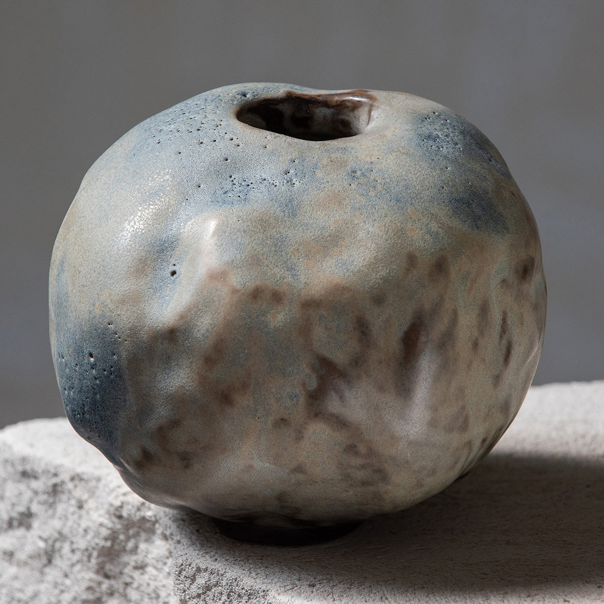 Ceramic Stoneware tribal VASE, Wabi-Sabi Vase, Minimal Vase, Handmade Ceramic Vase, Ceramic Vase for Flowers, Modern Ceramic Vase