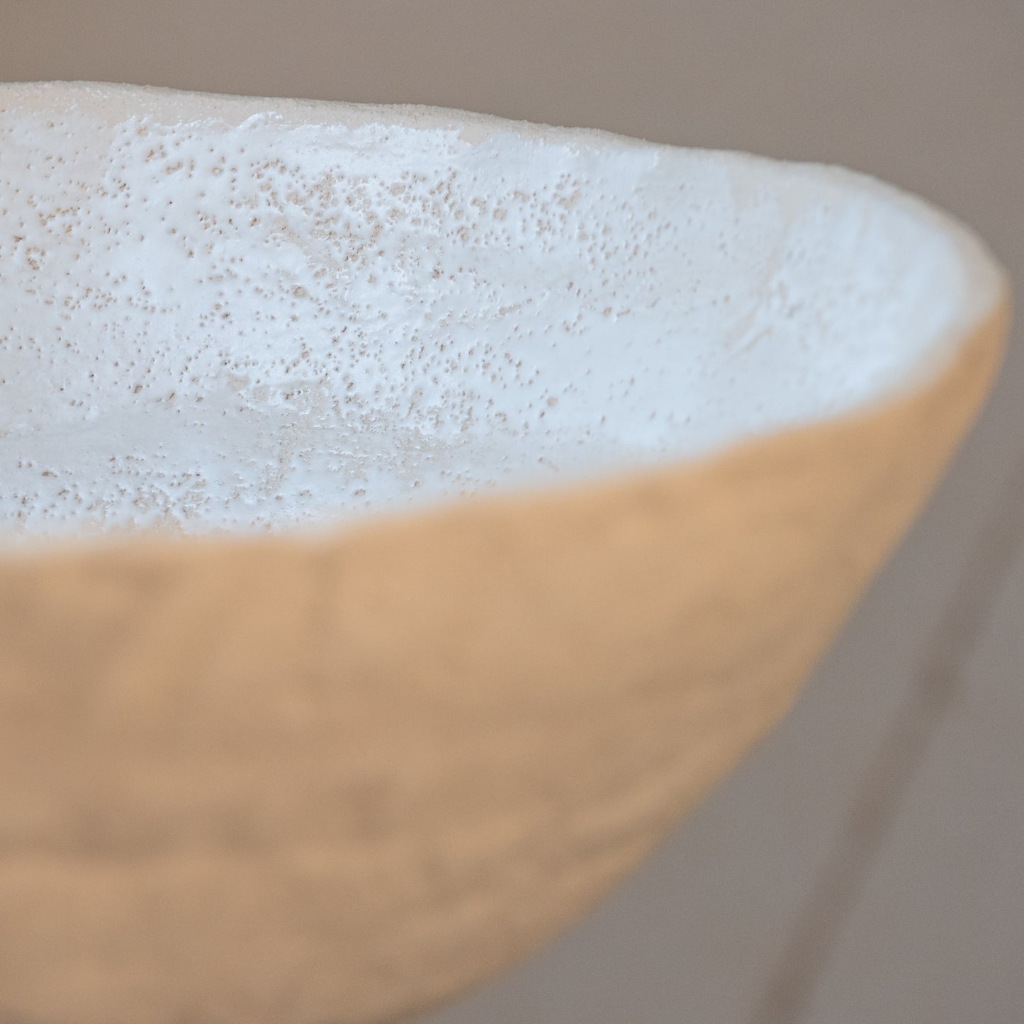 BIG sized INTERIOR BOWL flower fruit bowl, candy bowl, white, wabi-sabi, minimal style for a modern interior, handmade ceramic vase