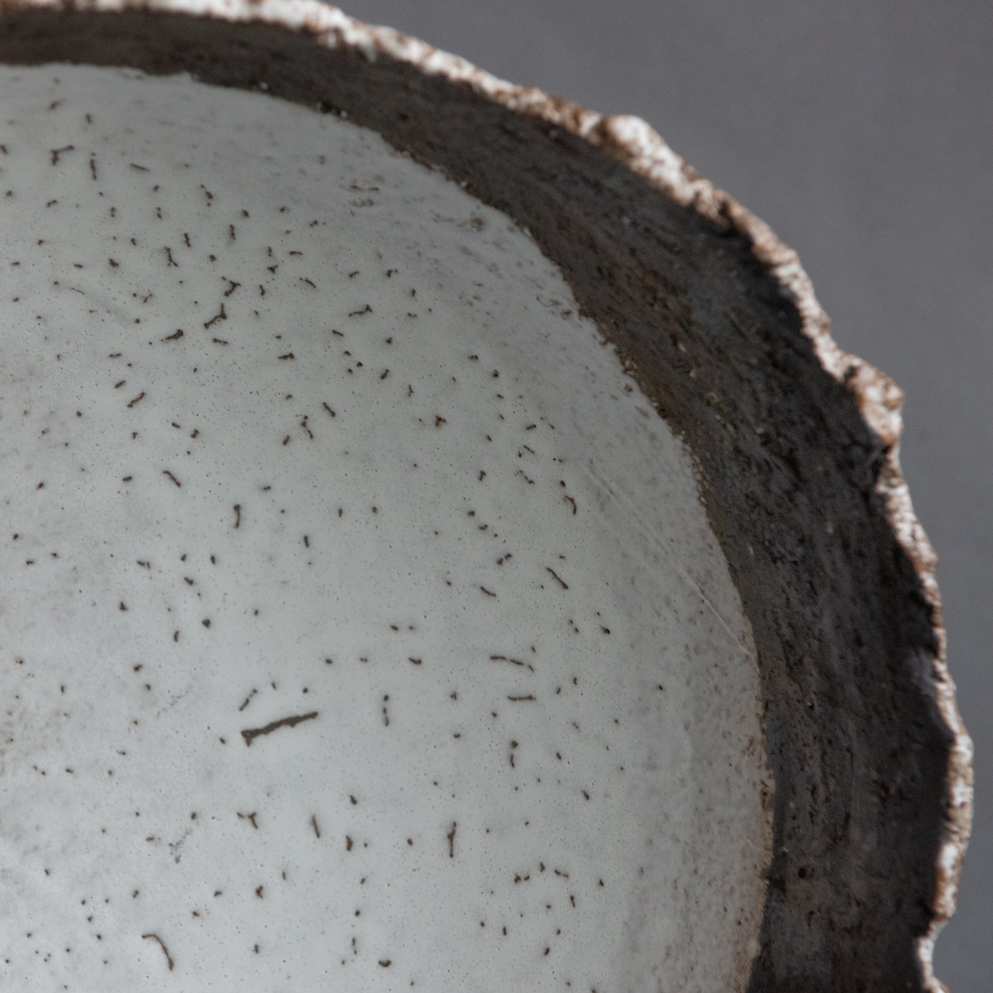 BIG huge ceramic FRUIT BOWL vase in black and white, wabi sabi style, pedestal bowl, interior bowl, minimal design bowl, handmade stoneware