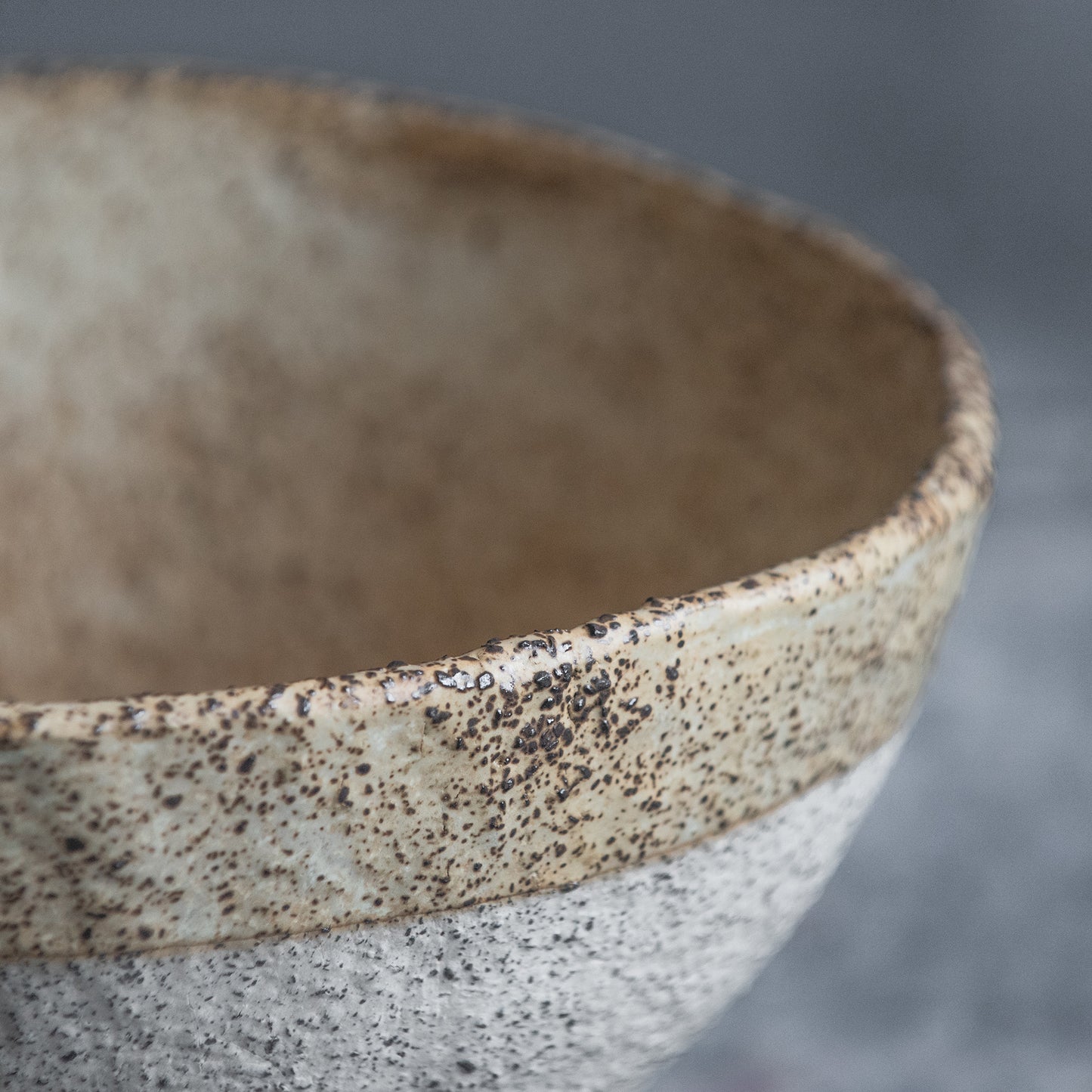 BIG huge ceramic BOWL in WARM BEIGE in wabi sabi style, pedestal bowl, interior bowl, minimal design bowl, handmade stoneware (Copy)
