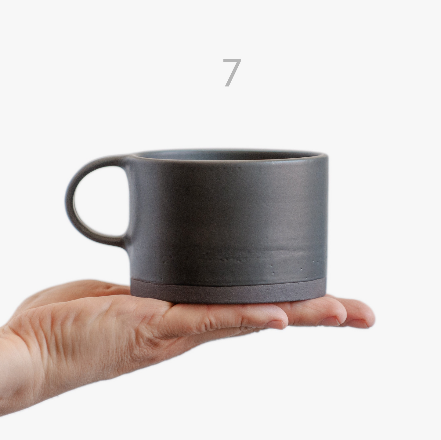 a set of 8 x 15oz mugs in 1, 4, 5, and 7 colors
