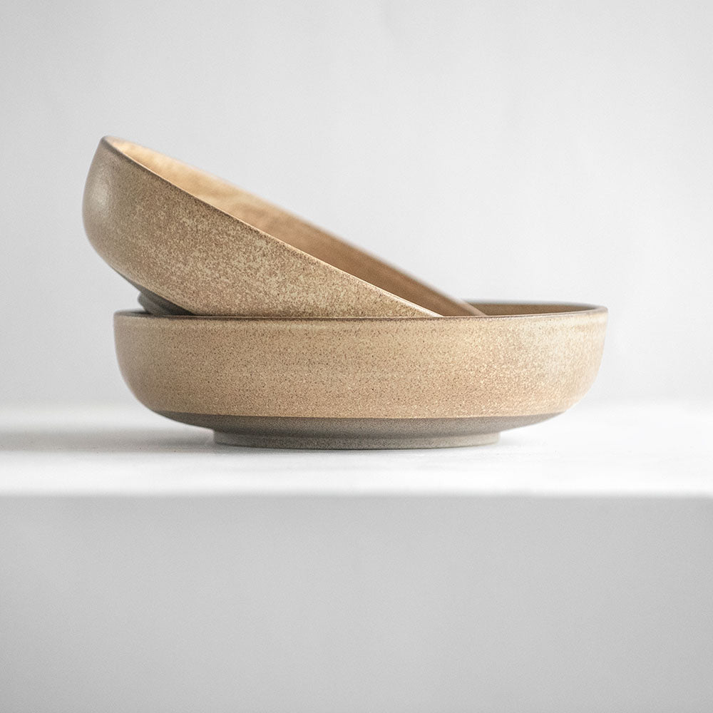 pasta bowl in warm beige