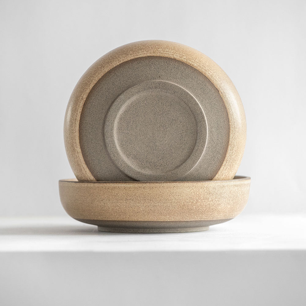 pasta bowl in warm beige