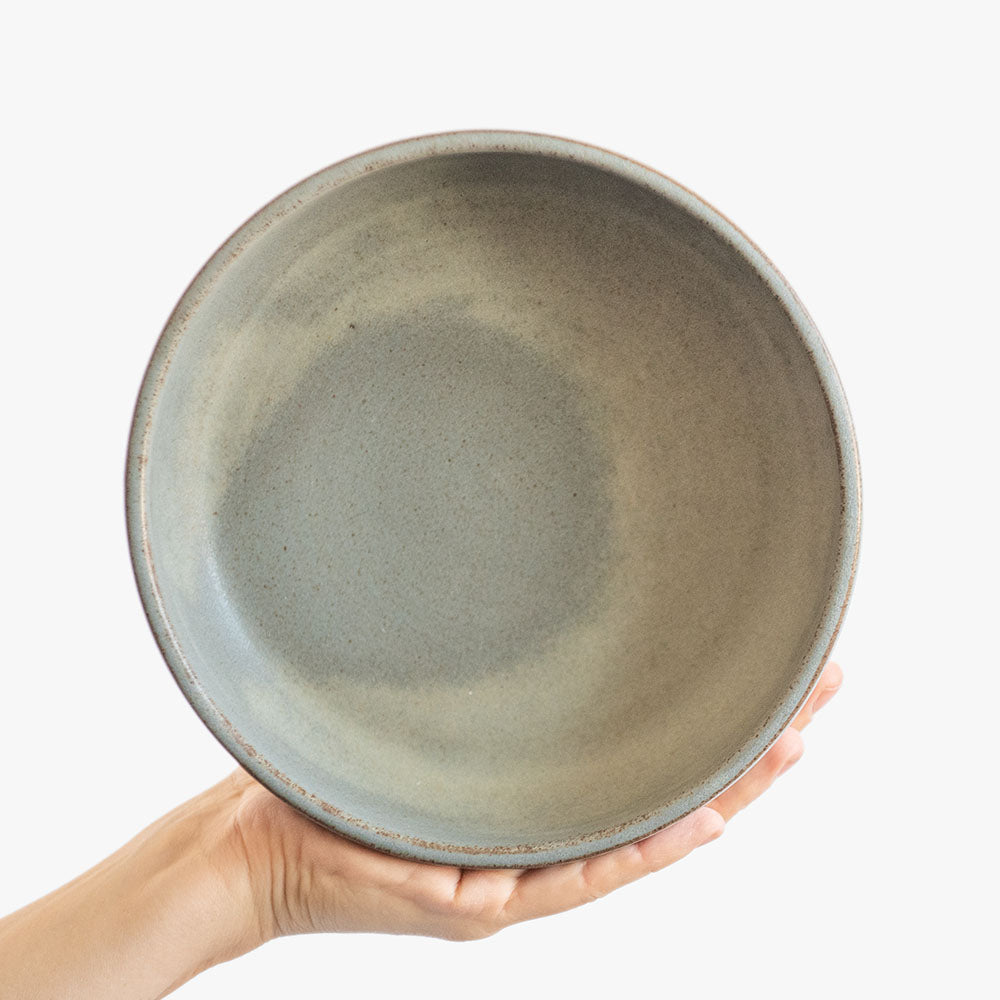 pasta bowl in grey-blue