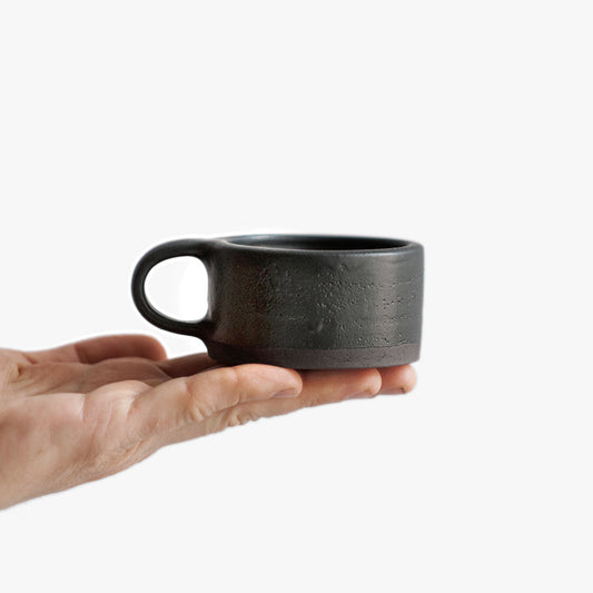 espresso cup in total black