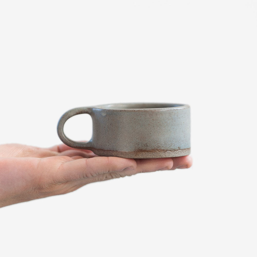 espresso cup in grey-blue