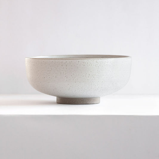 ramen or mixing bowl in matte white