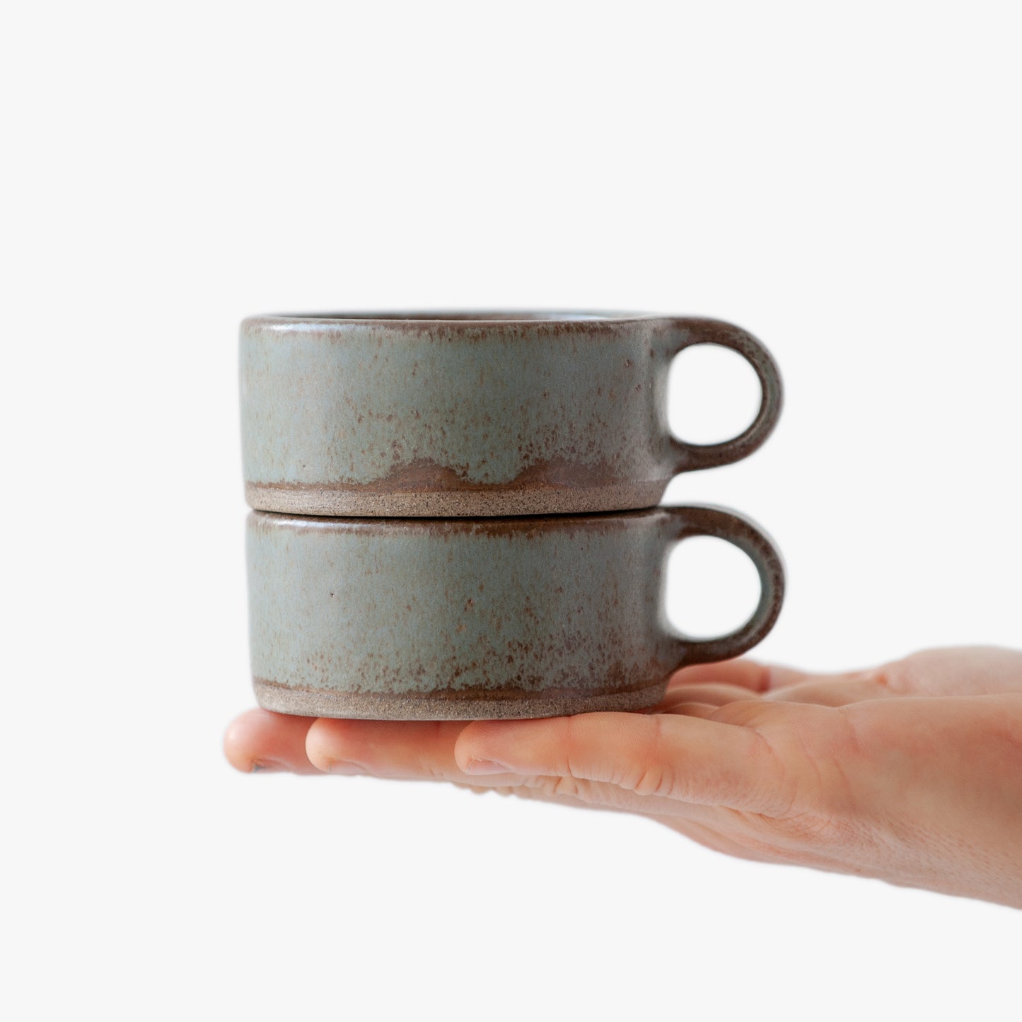 espresso cup in grey-blue