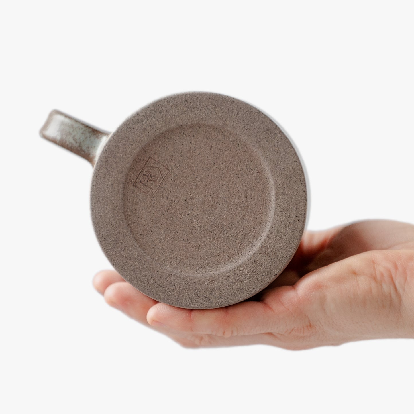 coffee or tea mug in grey-blue