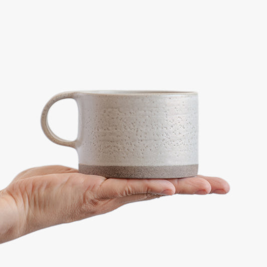 coffee or tea mug in matte white