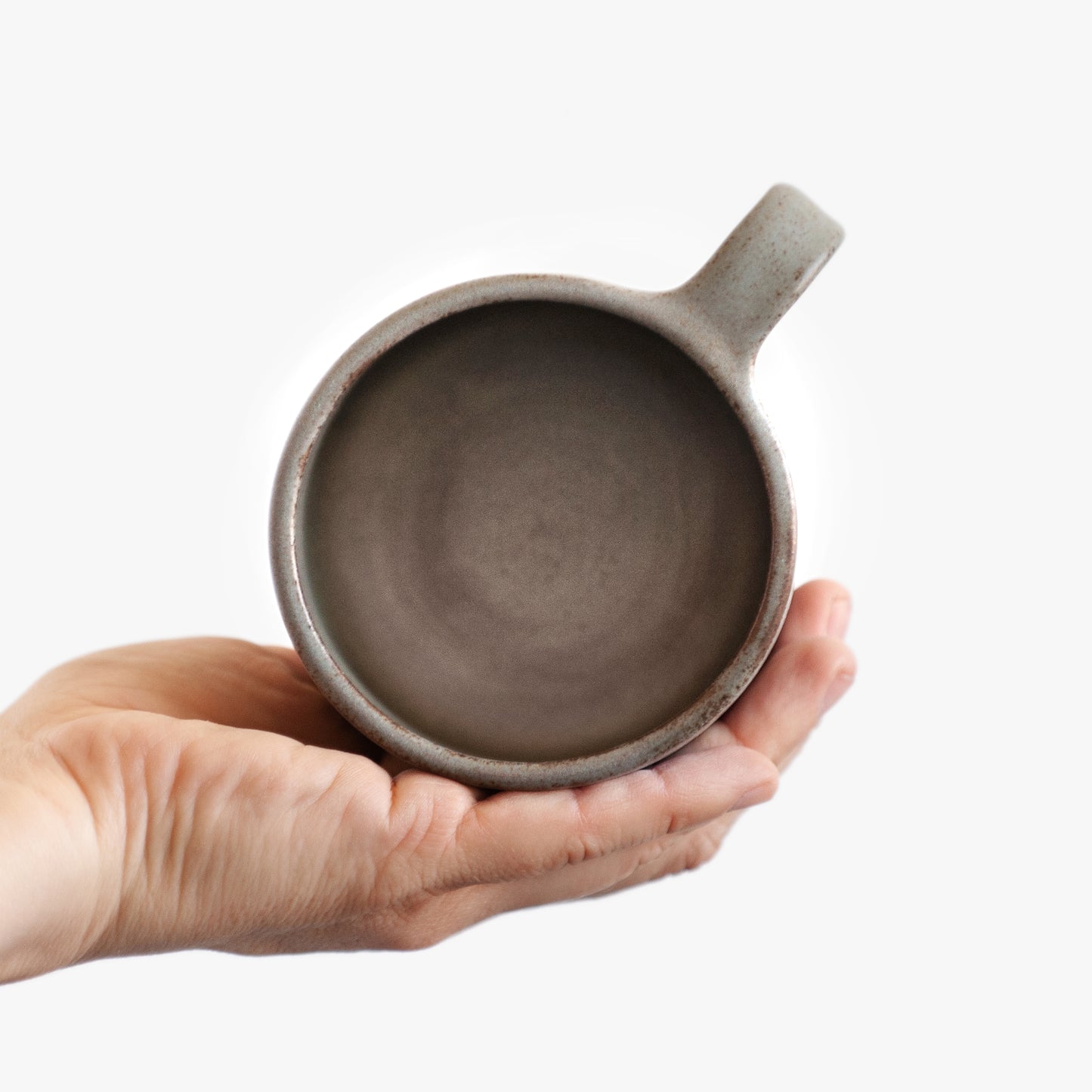 coffee or tea mug in grey-blue