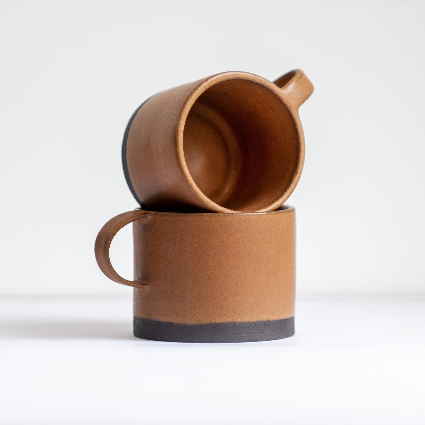 coffee or tea mug in chocolate brown