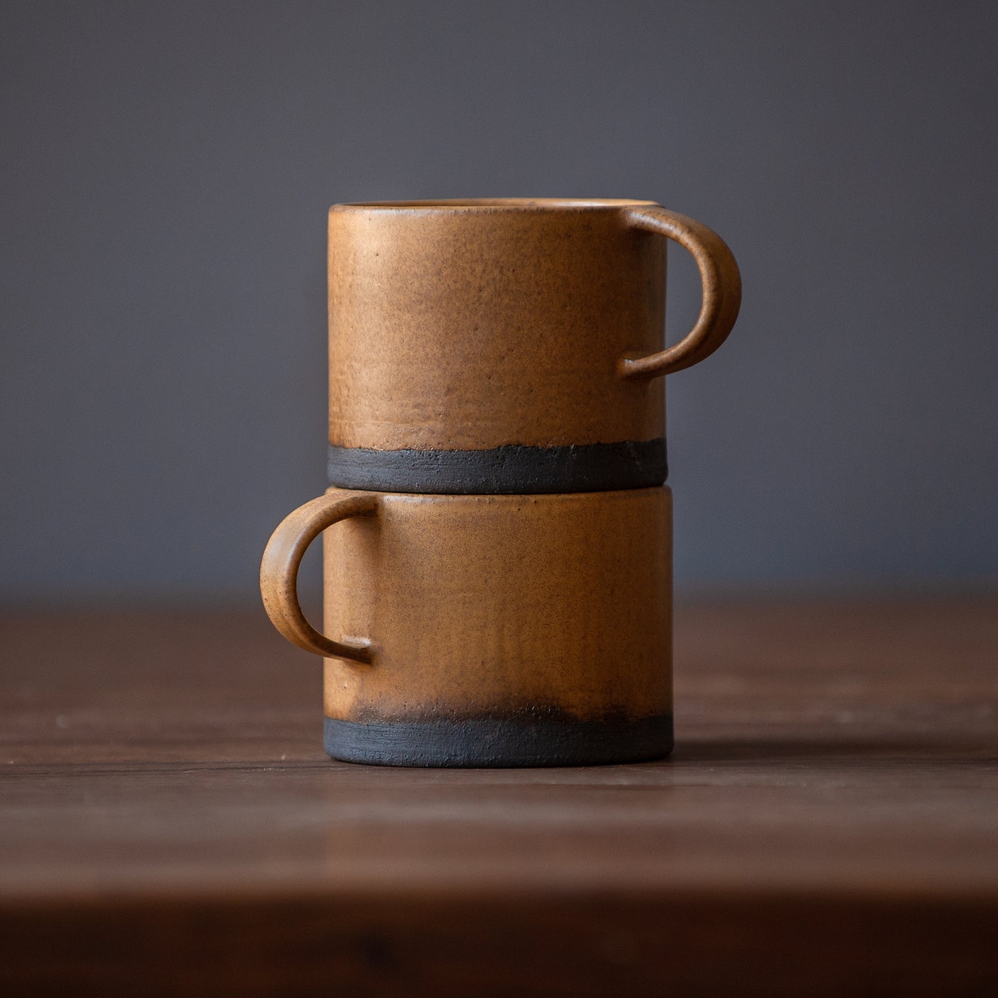 coffee or tea mug in chocolate brown